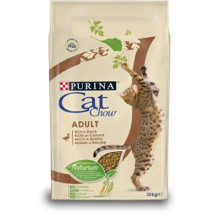 CAT CHOW ADULT RICHE EN CANARD 10kg