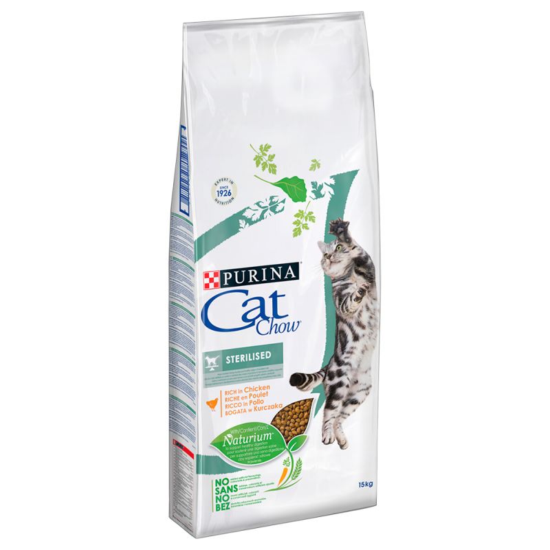 CAT CHOW STERILISED RICHE EN POULET 15kg