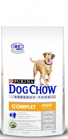 DOG CHOW COMPLET AVEC DU POULET 18 KG